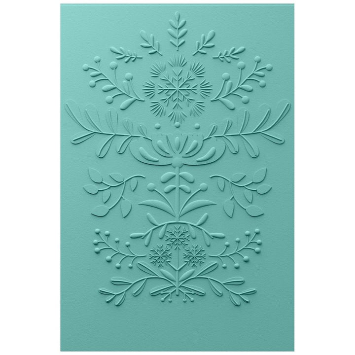 Sizzix 3D Textured Embossing Folder: Yuletide, By Catherine Pooler (5A00241L1G79P)