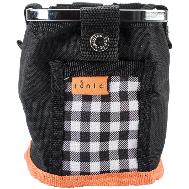 Tonic Studios Table Tidy Single Pocket: Black/Orange (1644E)