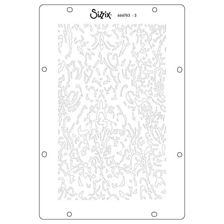 Sizzix Clear Stamp Set W/ Stencils: Ornate, 17/Pkg, By Vic Hollins (5A002BLK1GF35)