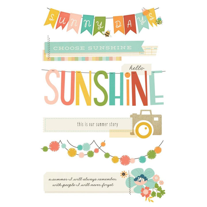 Simple Stories Summer Snapshots Sticker Book (SMS22024)