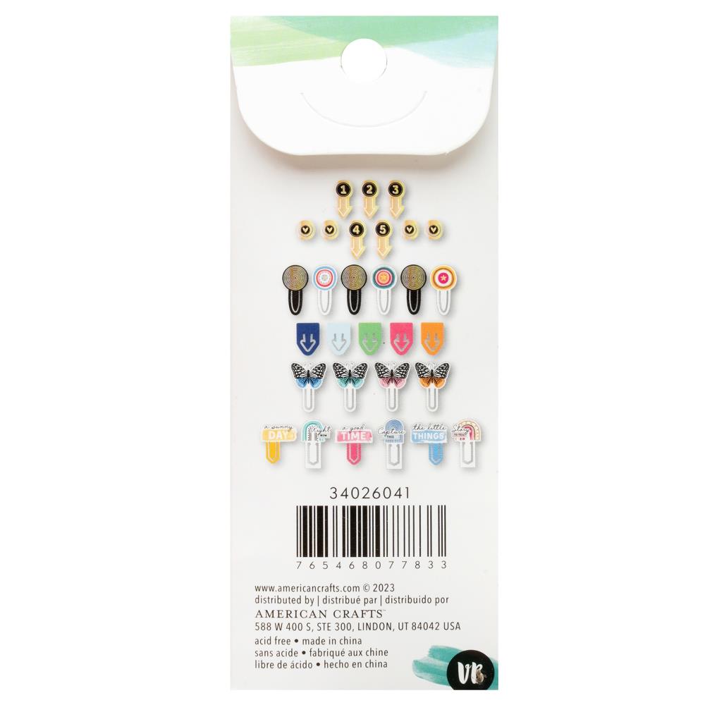 Vicki Boutin Bold And Bright Die-Cut Paper Clips, 30/Pkg (5A0026JV1G91X)