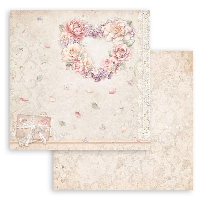 Stamperia Romance Forever 8"X8" Double-Sided Paper Pad, 10/Pkg (SBBS96)