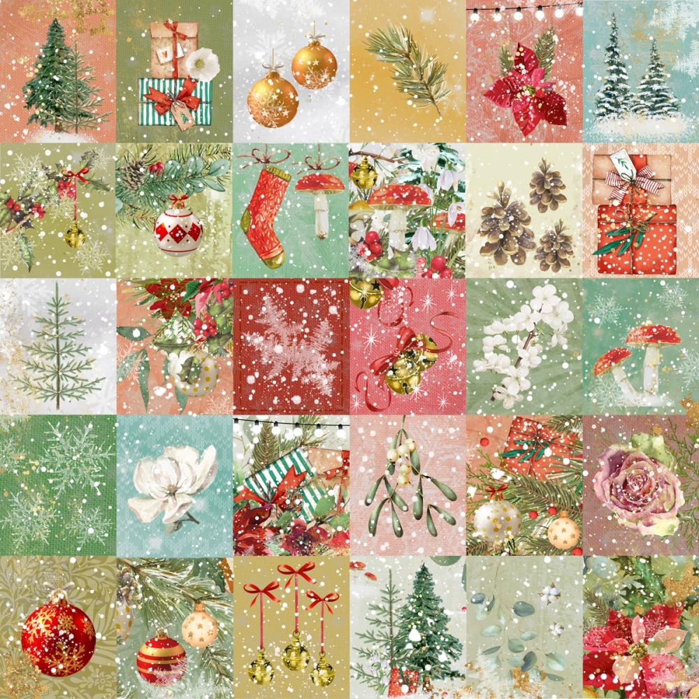 Crafter's Companion 12"X12" Double-Sided Paper Pad: Season's Greetings
 (AD12SEGR)