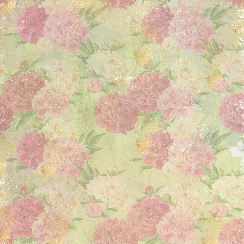 Crafter's Companion 12"X12" Paper Pad: Delightful Peonies (AD12DEPE)