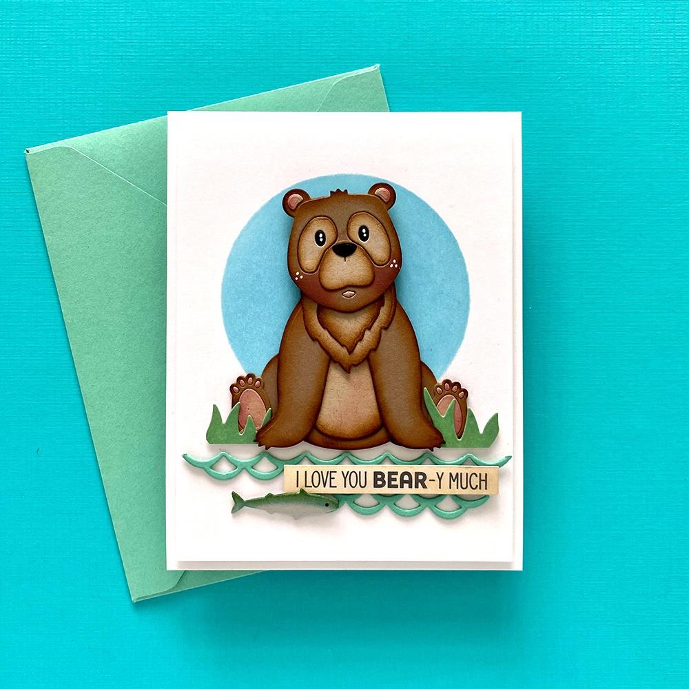 Elizabeth Craft The Great Outdoors Metal Dies: Oli The Bear (EC2092)