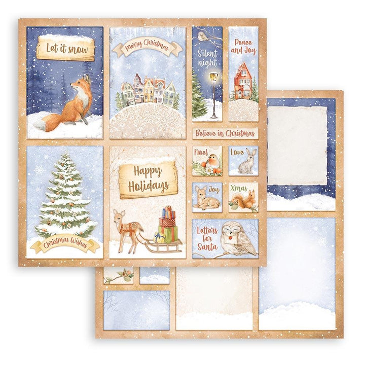 Stamperia Winter Valley 8"X8" Double-Sided Paper Pad, 10/Pkg (SBBS88)