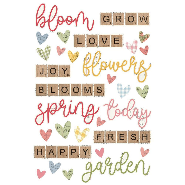 Simple Stories Simple Vintage Spring Garden Sticker Book (SGD21728)