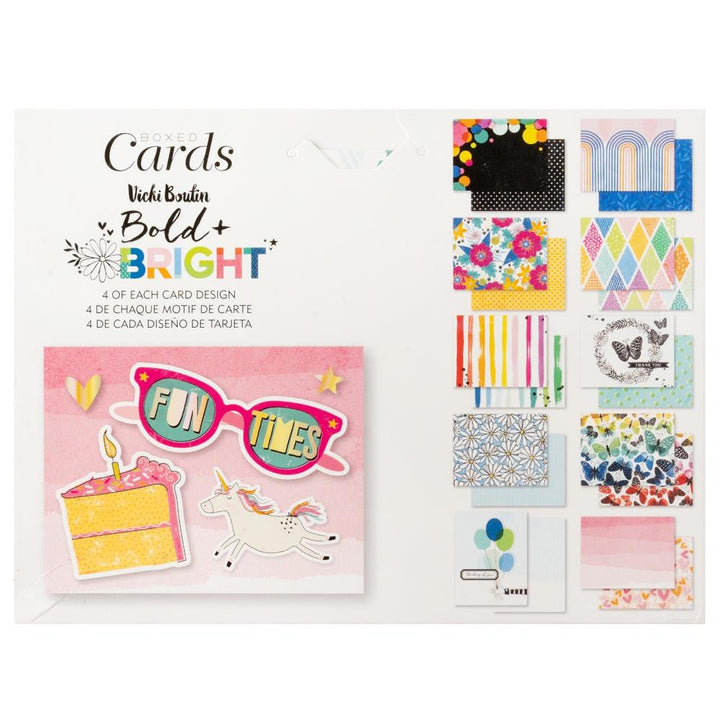 Vicki Boutin Bold And Bright A2 Cards W/Envelopes, 40/Box (5A0026JZ1G91S)