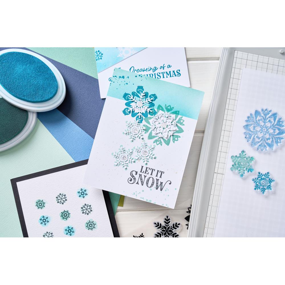 Sizzix Clear Stamps Set: White Christmas, 12/Pkg, By Catherine Pooler (5A00240P1G79Y)