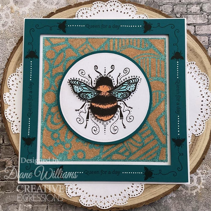 Creative Expressions 6"X8" Clear Stamp Set: Bee Amazing, Designs By Dora (5A00283Y1GB5W)