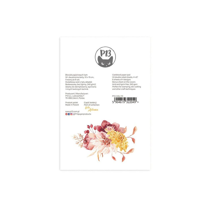 P13 Hello Autumn 6"X4" Mini Creative Paper Pad (P13HAU10)