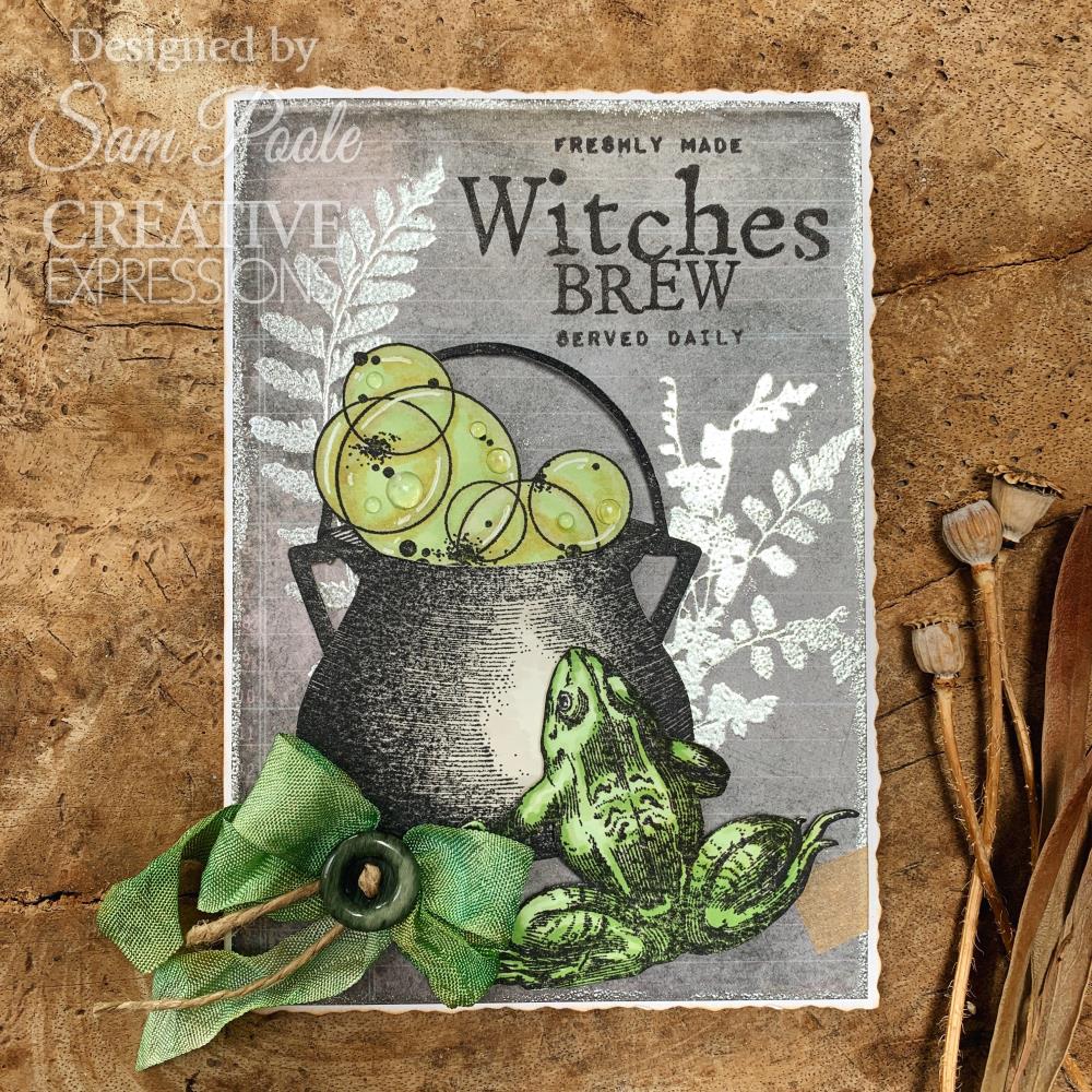 Creative Expressions 6"X8" Clear Stamp Set: Witches Brew, By Sam Poole (5A002B5W1GDNG)