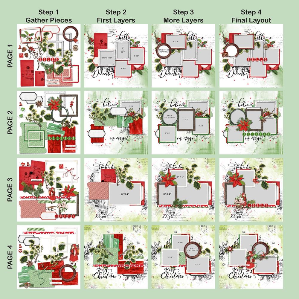 49 and Market Evergreen Season Page Kit (5A0027PL1GB0G)