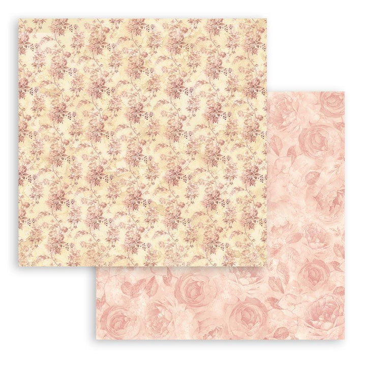 Stamperia Shabby Rose 12"X12" Double-Sided Paper Pad, 10/Pkg (SBBL12)