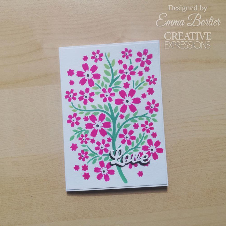 Creative Expressions 4"X3" Mini Layering Stencil: Blossom Tree, 3/Pkg (EMLSBLOS)