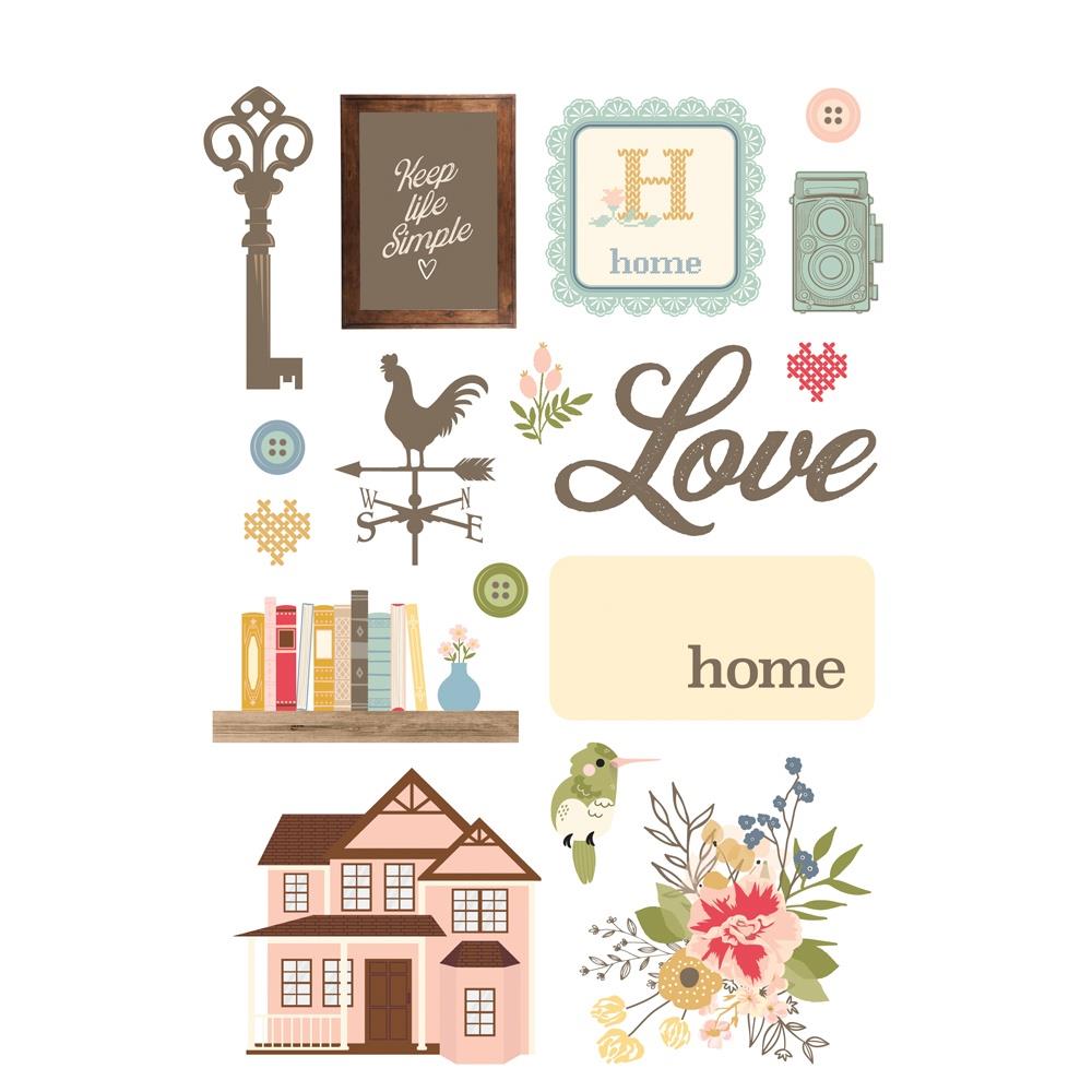 Simple Stories Front Porch Sticker Book, 8/Sheets (23825)