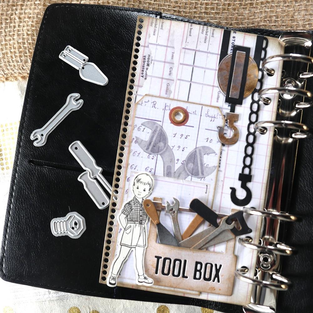 Elizabeth Craft Metal Die: Sidekick Essentials 27 - Tool Box (EC2029)