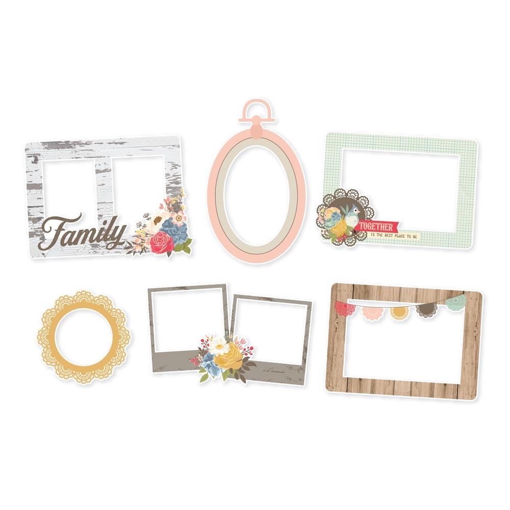 Simple Stories Front Porch Chipboard Frames, 6/Pkg (23826)