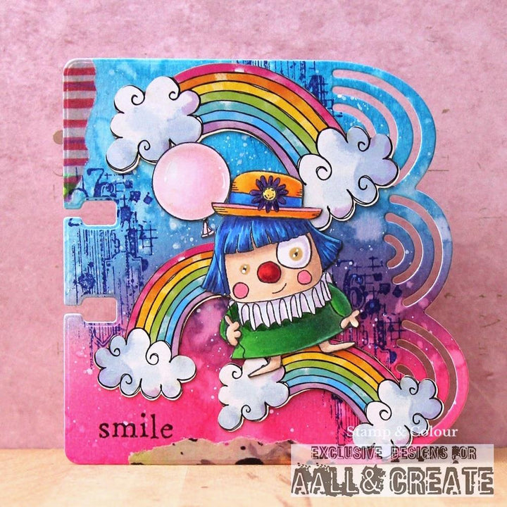 AALL And Create A7 Photopolymer Clear Stamp Set: Clown Around (5A002GJG1GJ0R)