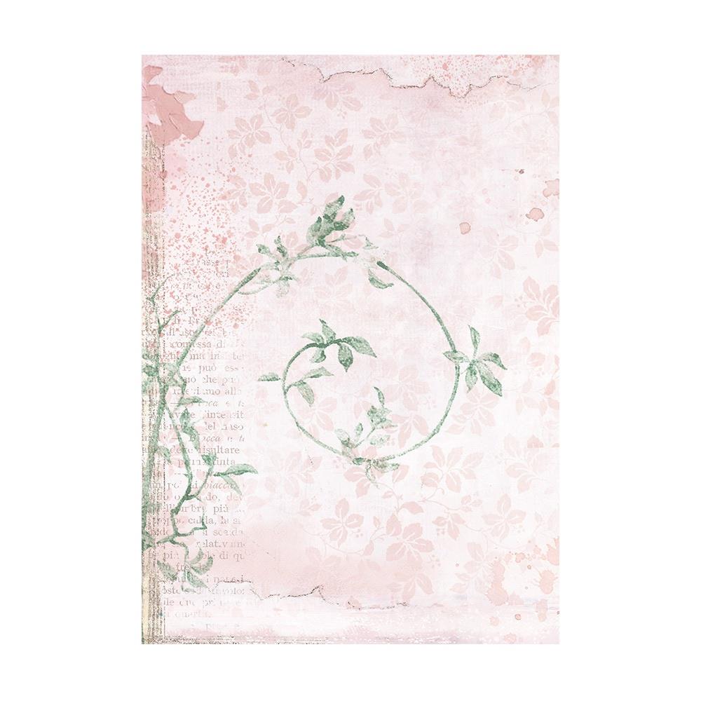 Stamperia Roseland A6 Assorted Rice Paper: Backgrounds (FSAK6006)