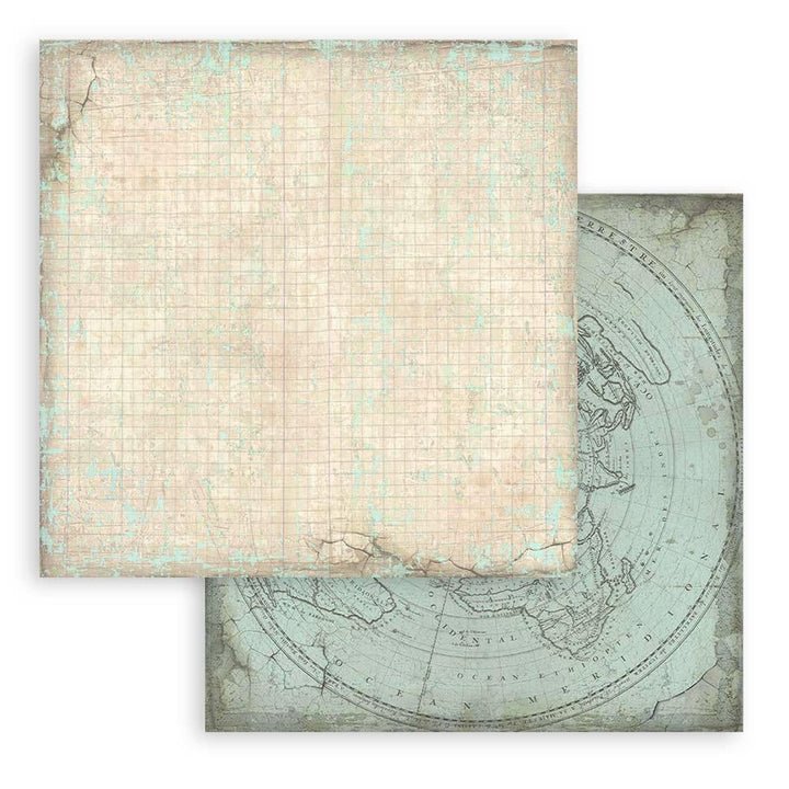 Stamperia Voyages Fantastiques 12"X12" Double-Sided Paper Pad, 10/Pkg (SBBL147)