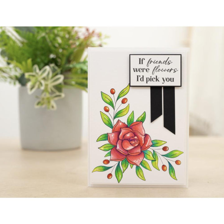 Crafter's Companion Layering Stencils Colouring Medium Set: Rose (5A002FZL1GHG5)