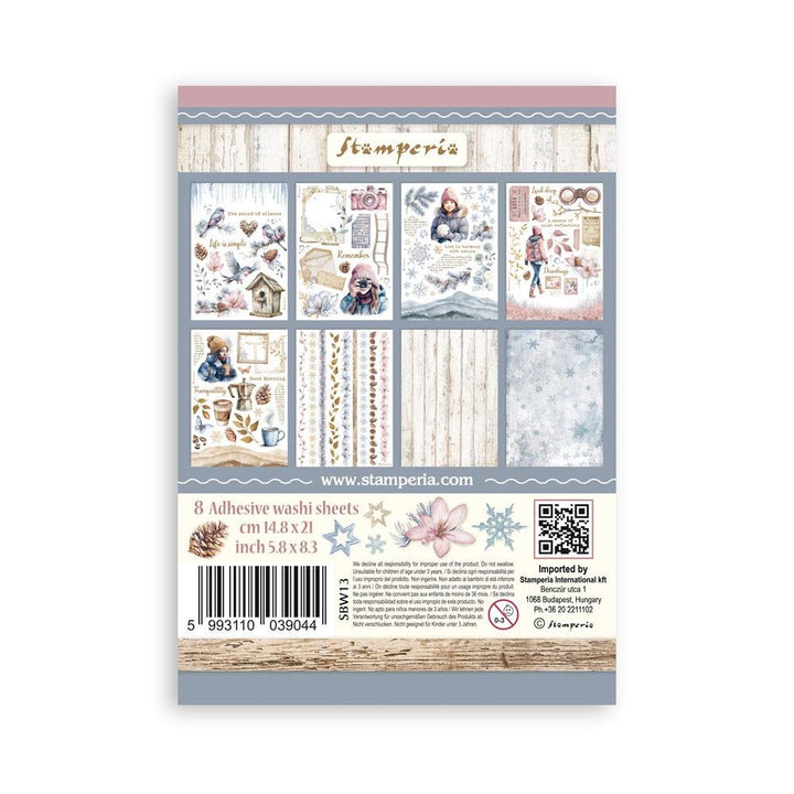 Stamperia Create Happiness Dewdrops A5 Washi Pad, 8/Pkg (SBW13)