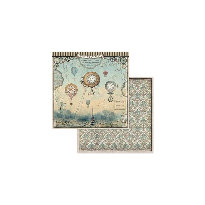 Stamperia Voyages Fantastiques 8"X8" Double-Sided Paper Pad, 10/Pkg (SBBS30)