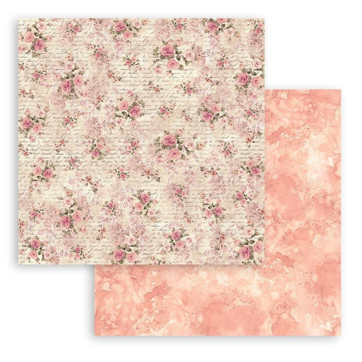 Stamperia Shabby Rose 12"X12" Double-Sided Paper Pad, 10/Pkg (SBBL12)