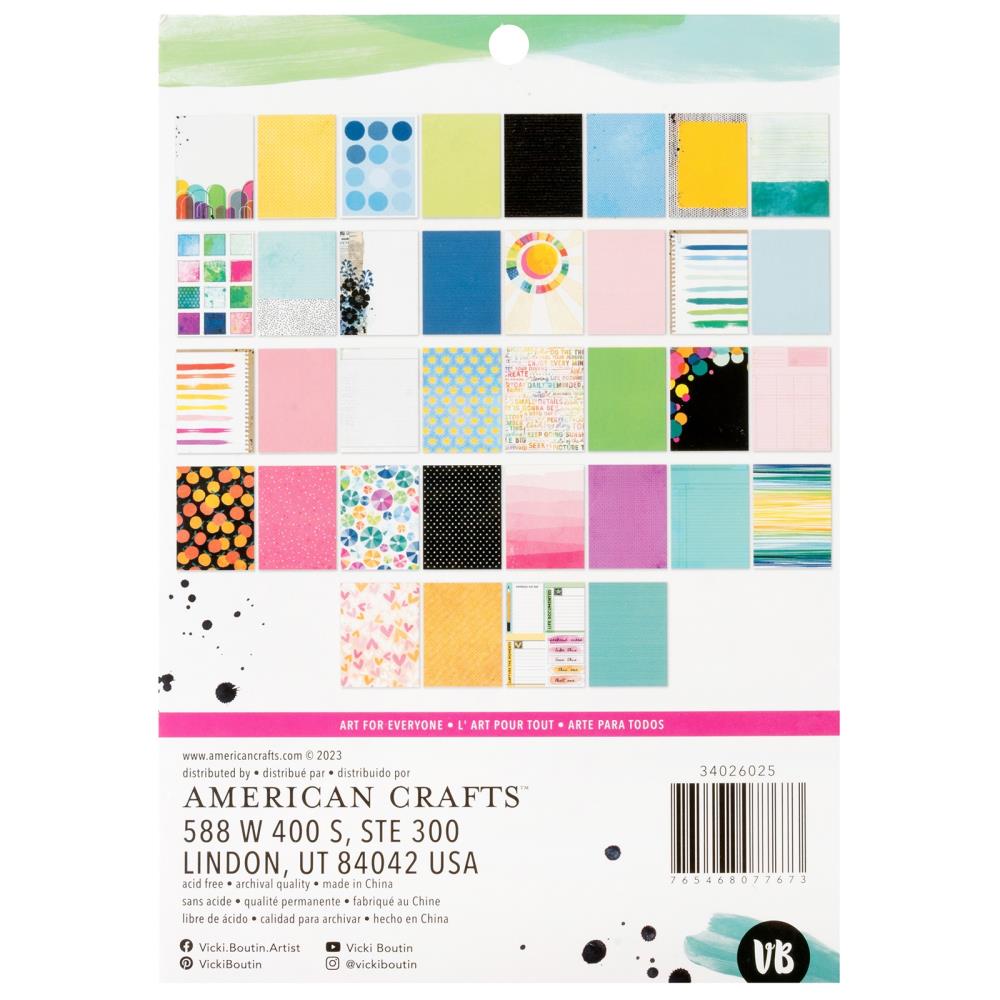 Vicki Boutin Bold And Bright 6"X8" Paper Pad, 36/Pkg (5A0026K21G91F)