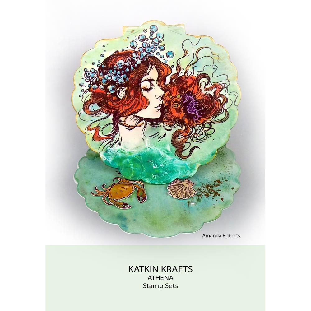 Creative Expressions 6"X8" Clear Stamp Set: Athena, By Katkin Krafts (KK0009)