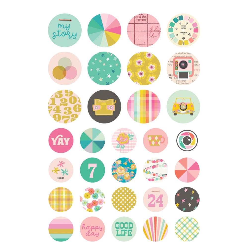 Simple Stories True Colors Sticker Book (TRC21823)