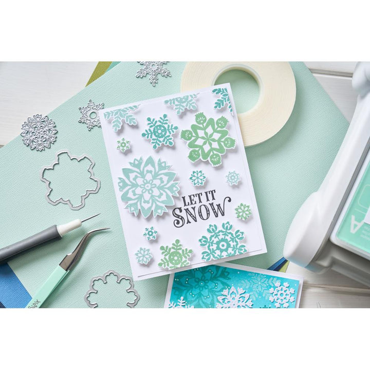 Sizzix Clear Stamps Set: White Christmas, 12/Pkg, By Catherine Pooler (5A00240P1G79Y)