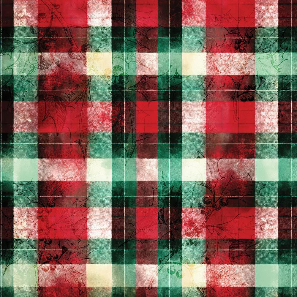 Creative Expressions Taylor Made Journals 8"X8" Paper Pad: Christmas Plaid (5A002B6C1GDMN)