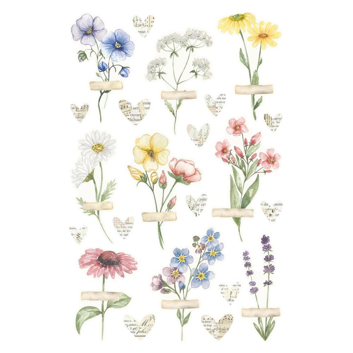 Simple Stories Simple Vintage Meadow Flowers Sticker Book (5A0022M51G5HH)