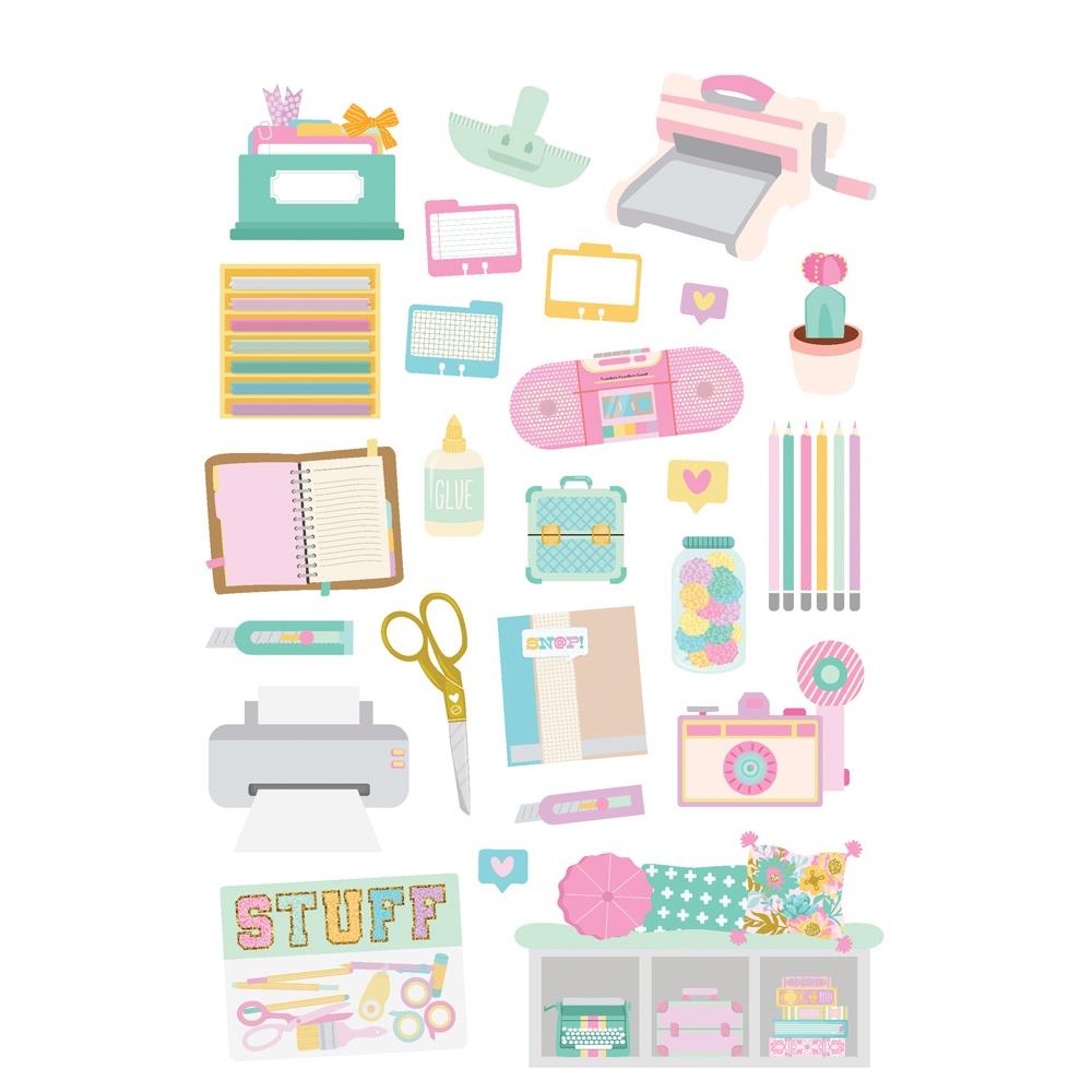 Simple Stories Crafty Things Sticker Book (5A0022M41G5GD)