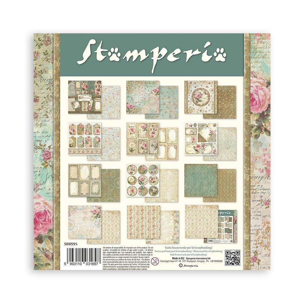 Stamperia Precious 8"X8" Double-Sided Paper Pad, 10/Pkg (SBBS95)