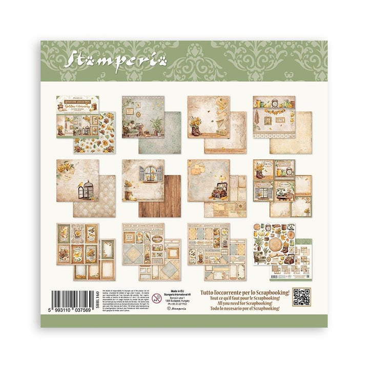 Stamperia Golden Harmony 12"X12" Double-Sided Paper Pad, 10/Pkg (5A002CHV1GG1N)