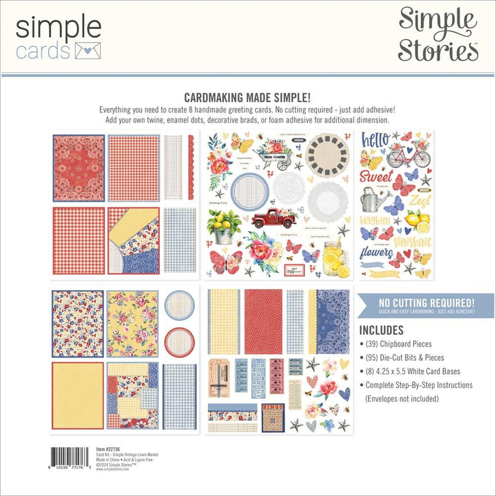Simple Stories Simple Vintage Linen Market Simple Cards Card Kit (5A0022ML1G5K0)