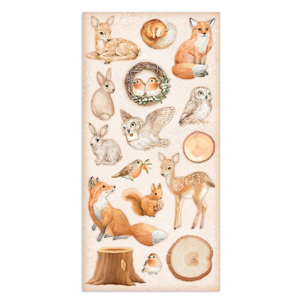 Stamperia All Around Christmas 6"X12" Double-Sided Paper: Collectables, 10/Pkg (SBBV24)