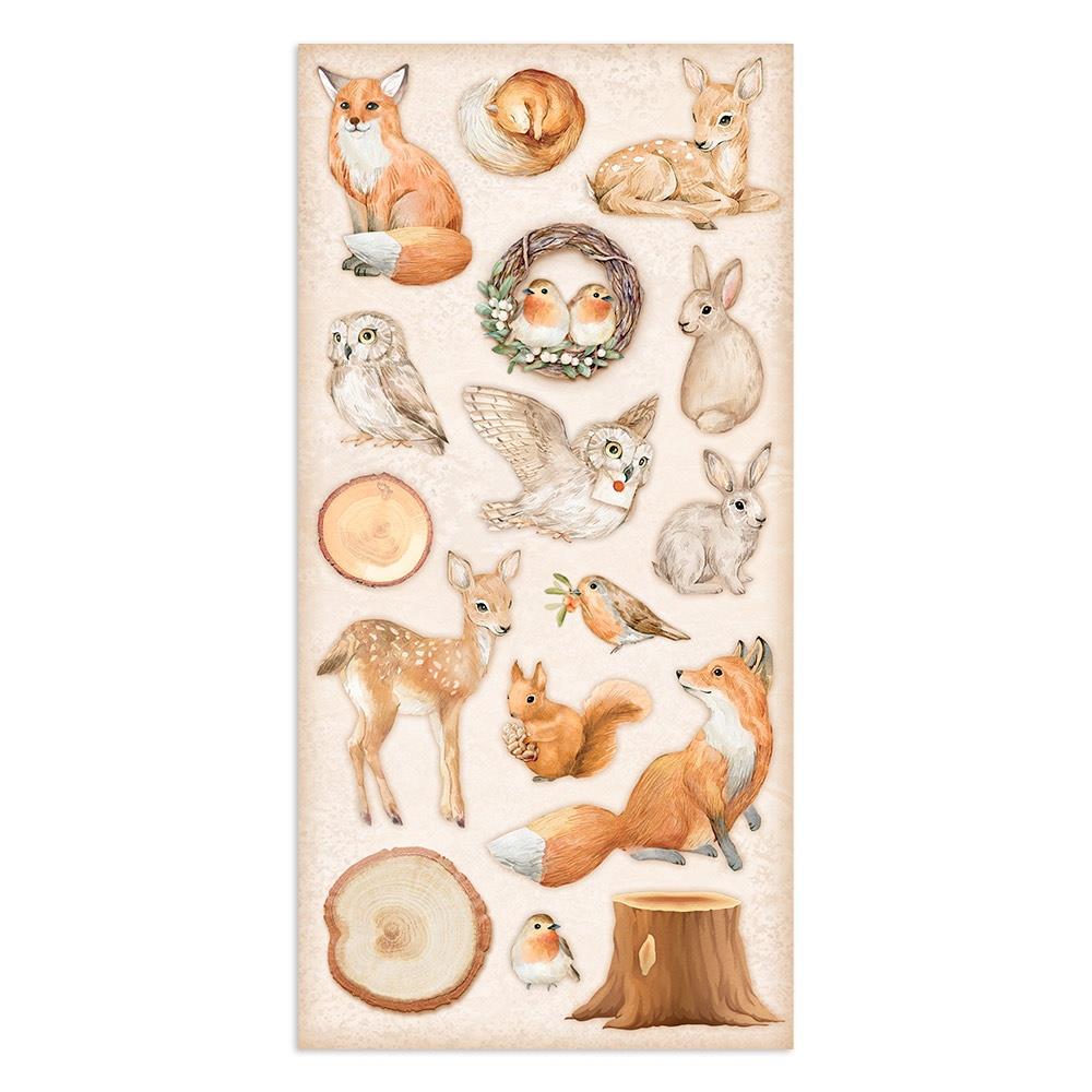 Stamperia All Around Christmas 6"X12" Double-Sided Paper: Collectables, 10/Pkg (SBBV24)