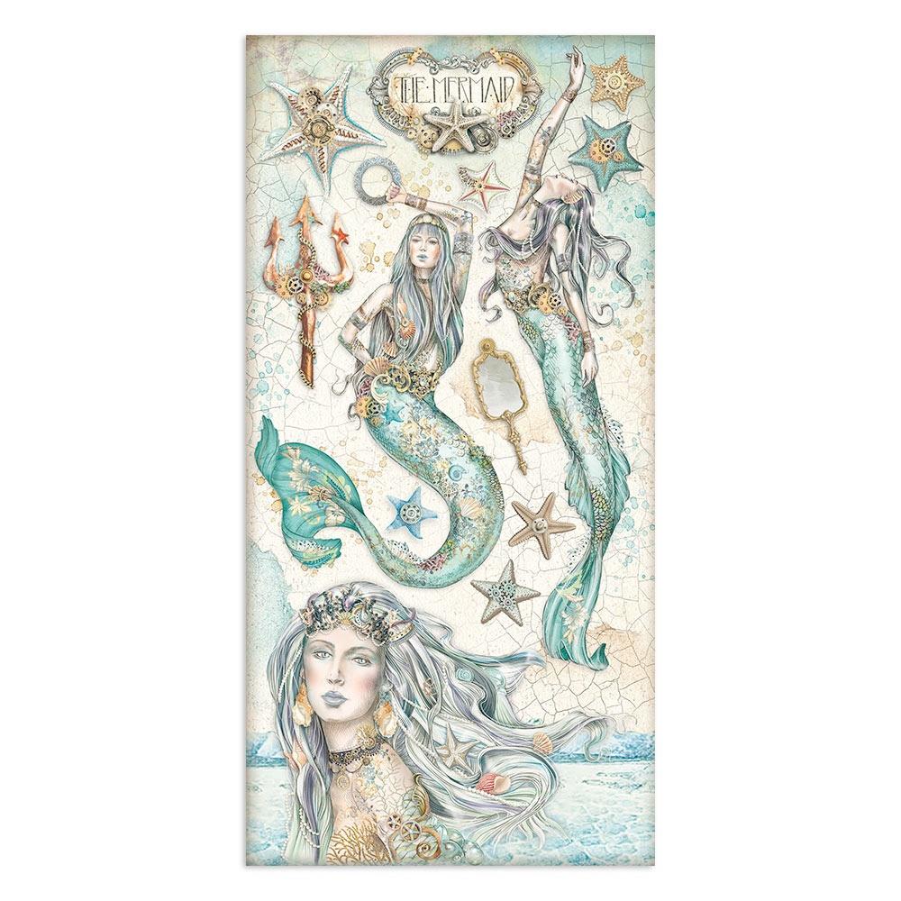 Stamperia Songs Of The Sea 6"X12" Collectables Double-Sided Paper, 10/Pkg (SBBV25)