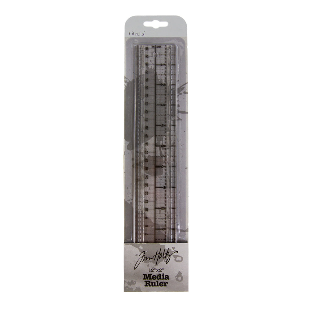 Tim Holtz 12"X2" Media Ruler (4634EUS)