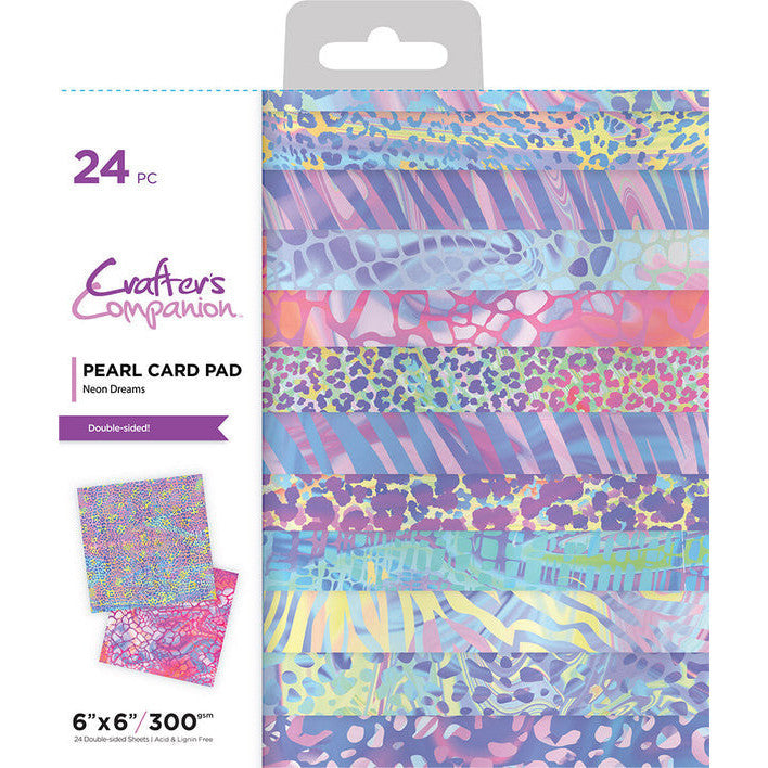 Crafter's Companion 6"X6" Paper Pad: Neon Dreams (PAD6NEDR)