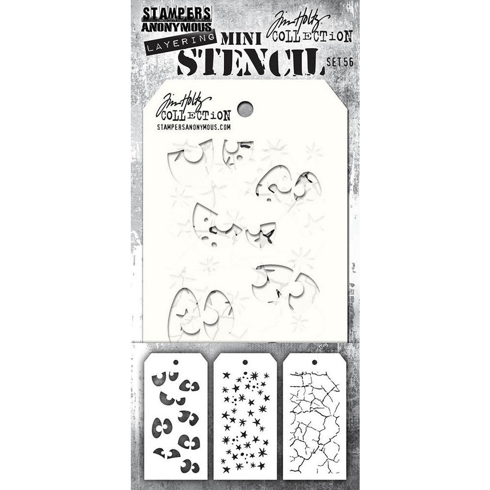 Tim Holtz 2023 Halloween Stamp & Stencils, 10 Product Bundle