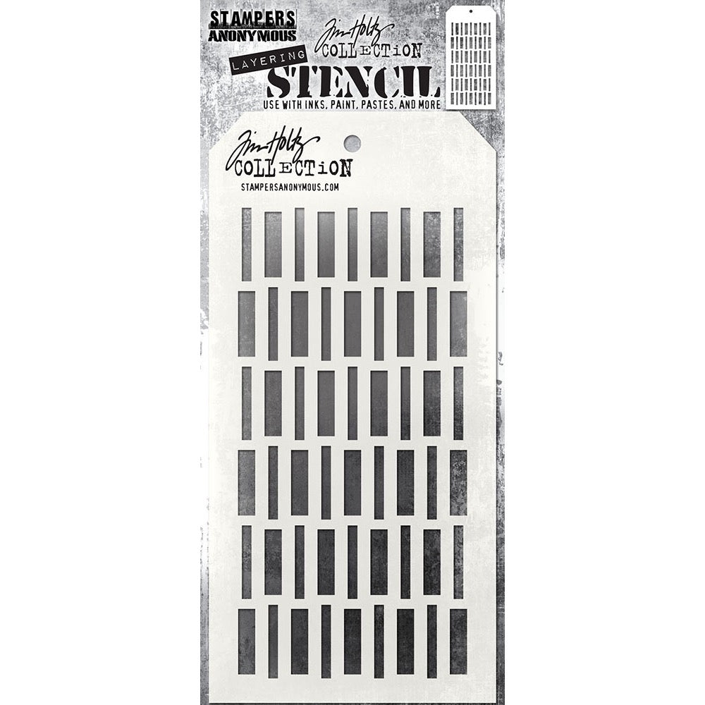 Tim Holtz 4"x8.5" Layering Stencil: Sticks, by Stampers Anonymous (THS172)