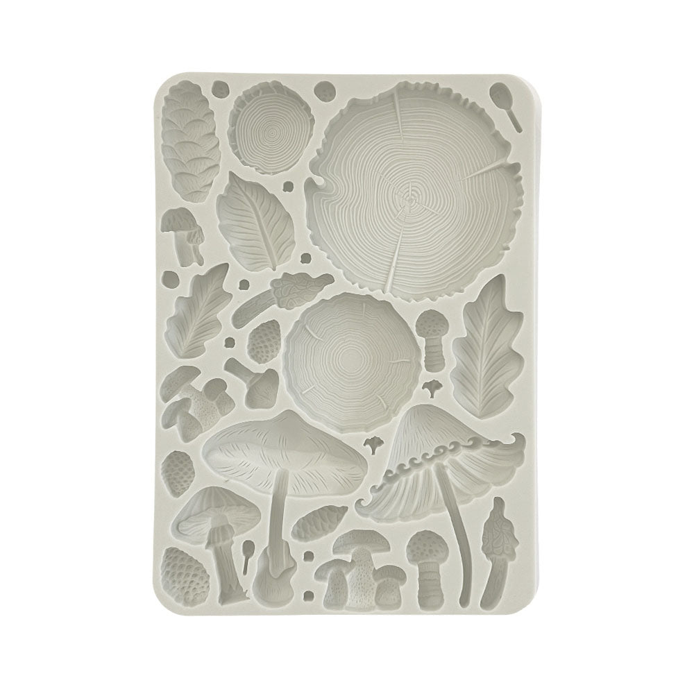 Stamperia Golden Harmony A5 Silicone Mold: Wood And Mushrooms (5A002CHS1GG0W)