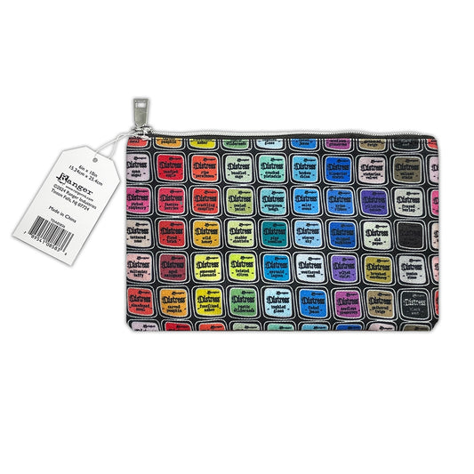 Tim Holtz Distress Zipper Bag Small, 5"X8" (TDA87007)