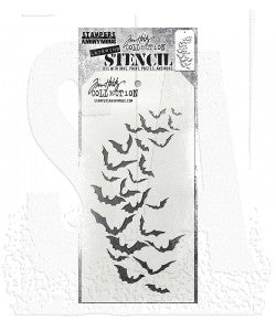 Tim Holtz layering stencil: Batty (THS184) New Halloween 2024