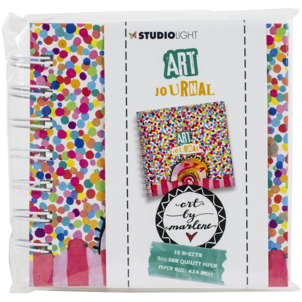 Art by Marlene Marlene's World Confetti Art Journal, by Studio Light (JOURN12)